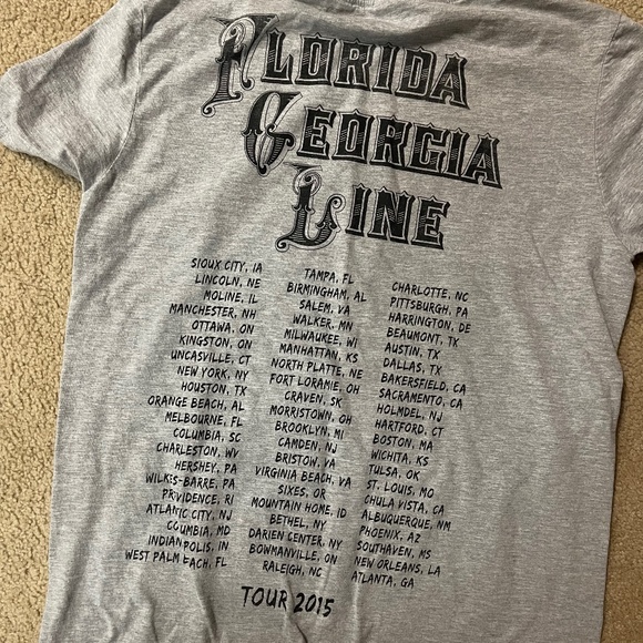 Gildan Other - Florida Georgia Line Tour T-Shirt
